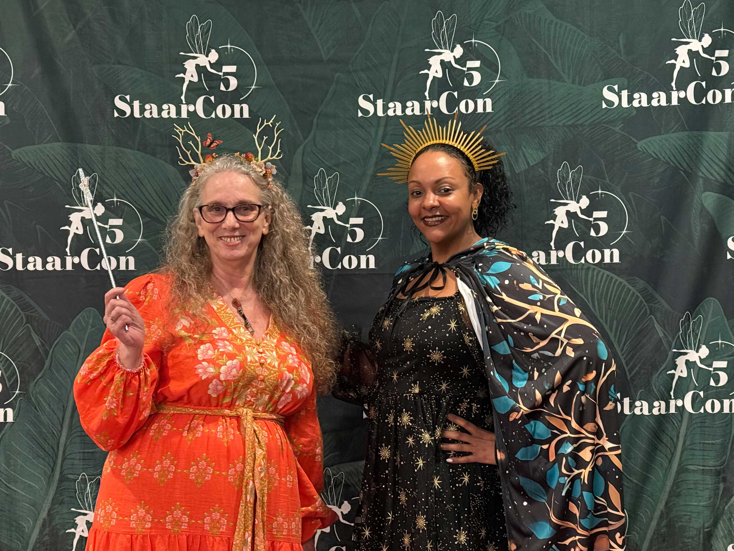 Christiana Gaudet and Mercedes Vasquez at StaarCon 5.