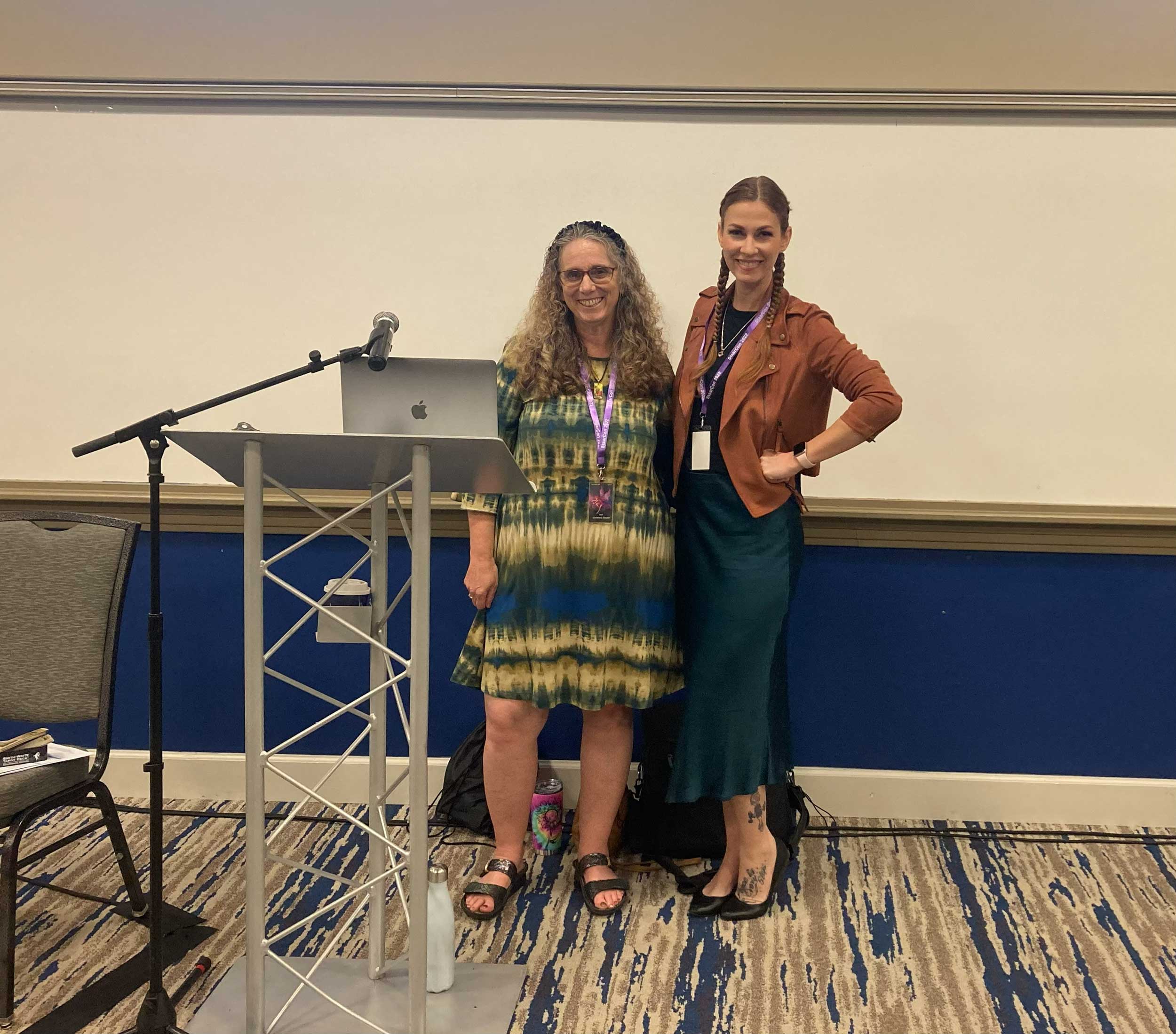 Christiana and Amy Forman at StaarCon 2022.
